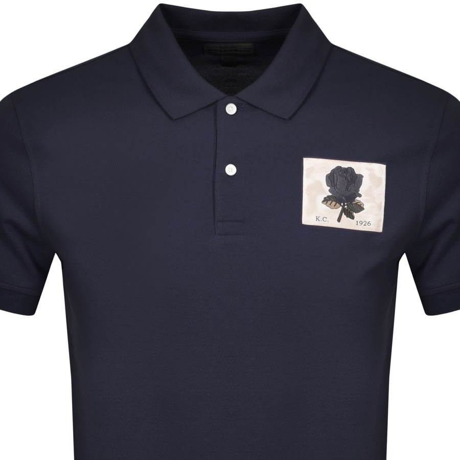 Alternative Image for ProductKent And Curwen Rose Polo T Shirt Navy2